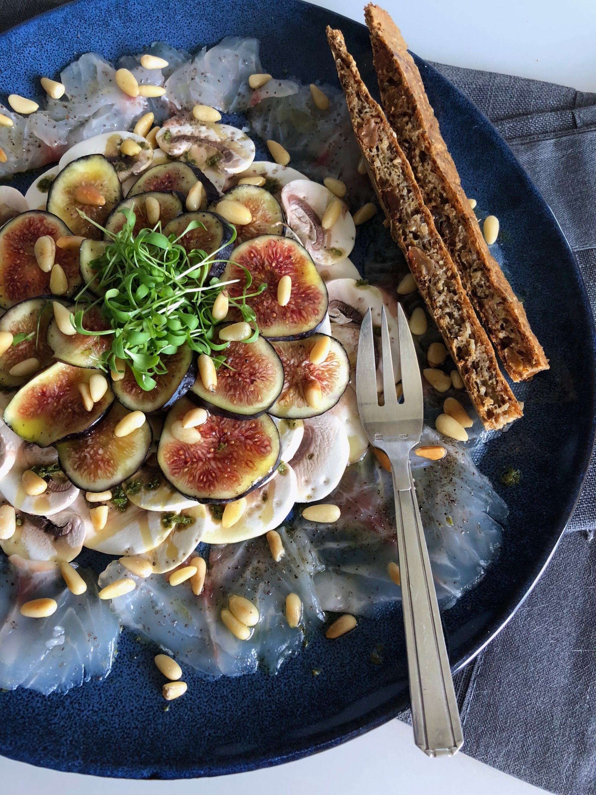 sea bass carpaccio