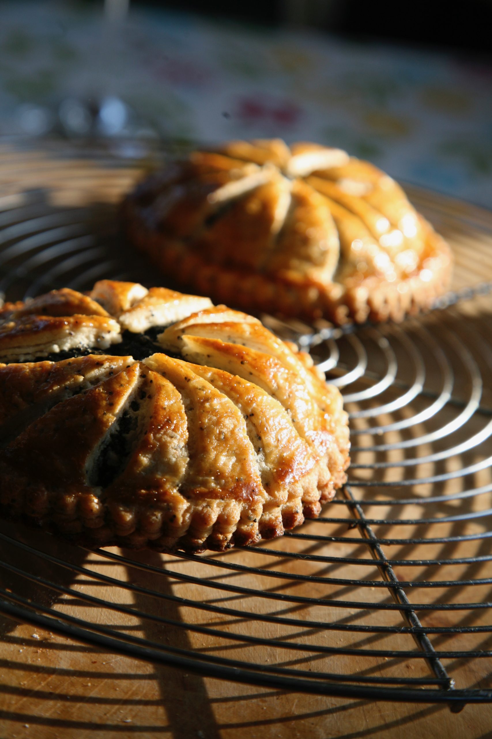 black sesame galette