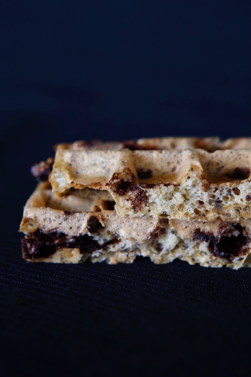 oat chocolate wafles